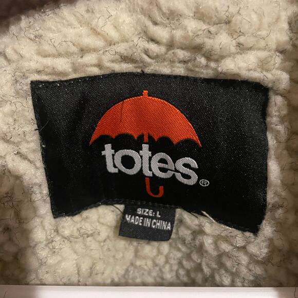 Totes oversized fuzzy jacket - Picture 3 of 6